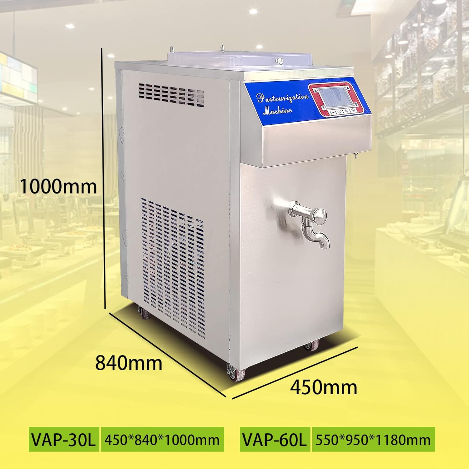 Ice Cream Pasteurizer Machine - Dondurma Yaşlandırma Makinesi Homojenizatör Süt Yoğurt