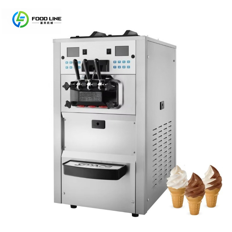 Frozen Yogurt Machine Commercial - Çift Aromalı Tezgah Üstü Ticari Yumuşak