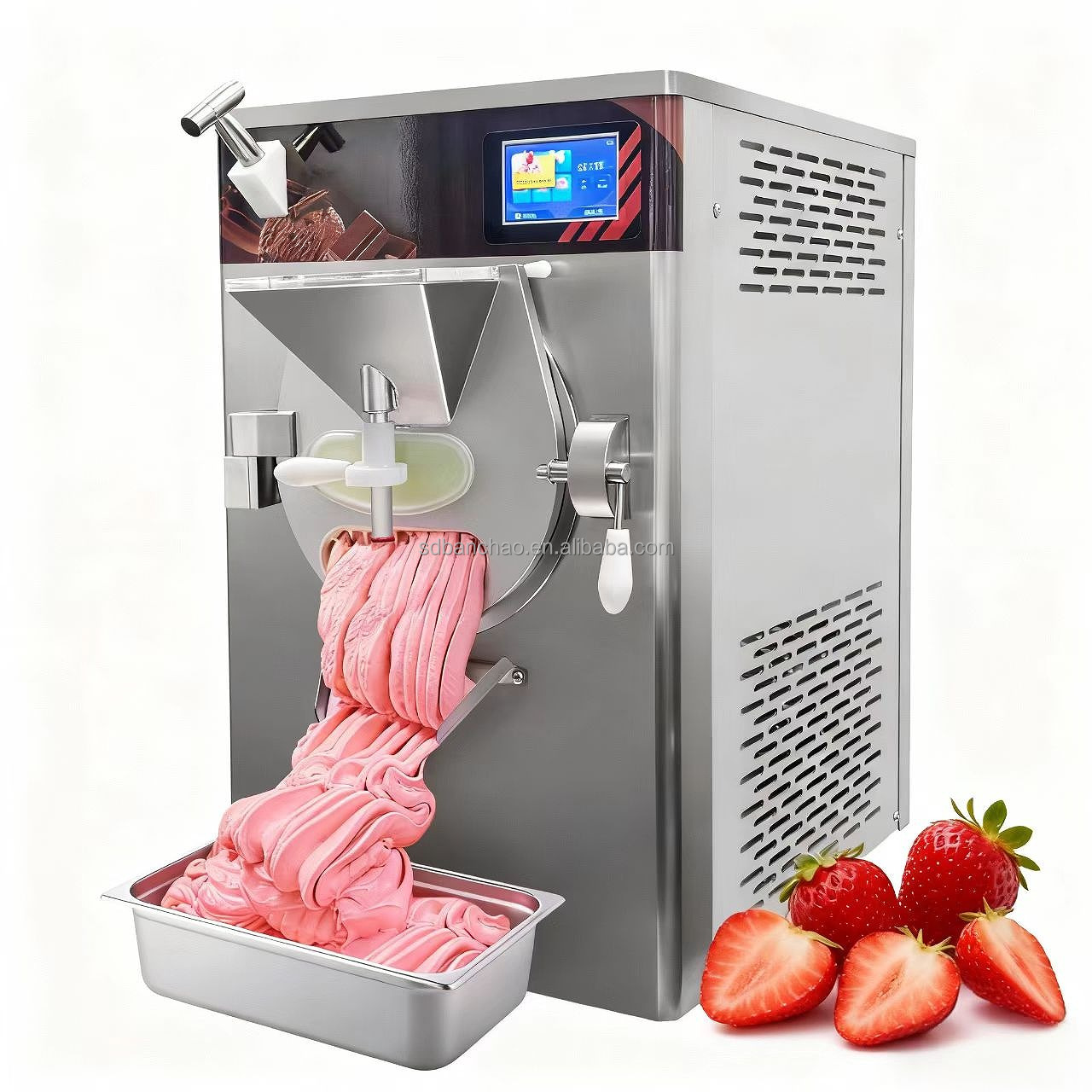 Commercial Gelato Maker Machine - Ticari Sert Dondurma Makinesi 16-20L/S Otomatik