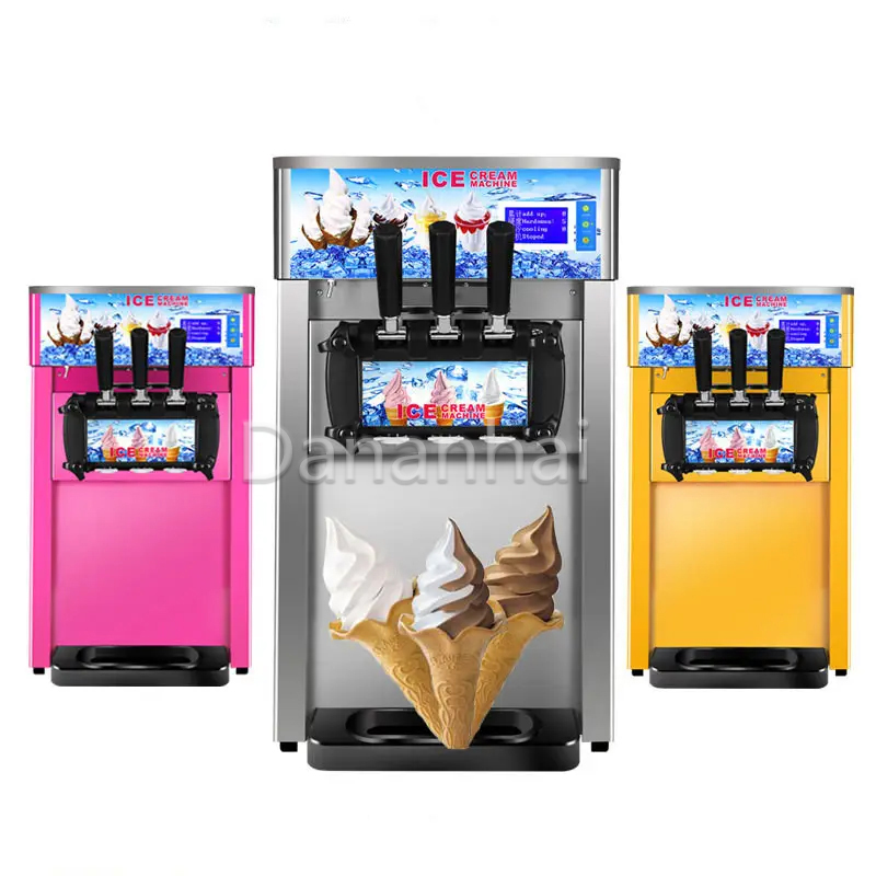 Ice Cream Cone Maker Commercial - 1200W Ticari Yumuşak Dondurma Makinesi Paslanmaz
