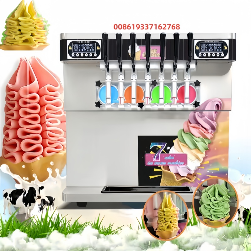 Ice Cream Cone Maker Commercial - 7 Çeşitli Popüler Dondurma Külahı Yapıcı