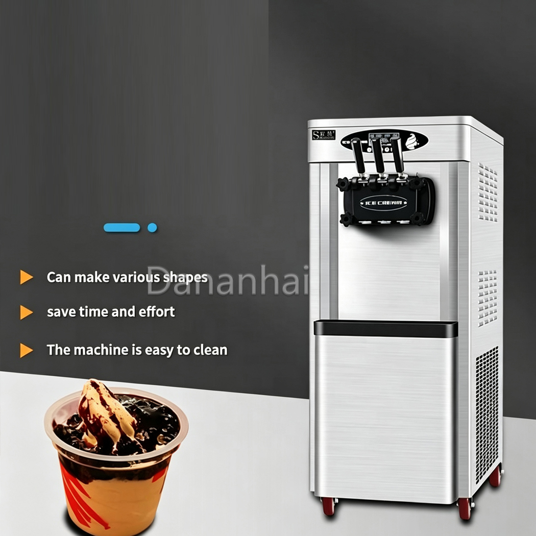 Commercial Gelato Maker Machine - Ayaklı Dondurma Makinesi, Restoran Kullanımına Yönelik