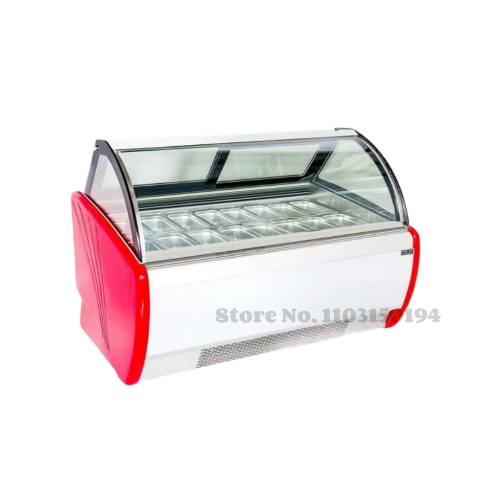 10 12 16 18 Tepsili Ticari Soğ - Commercial Ice Cream Machine Countertop incelemesi ve fiyatı