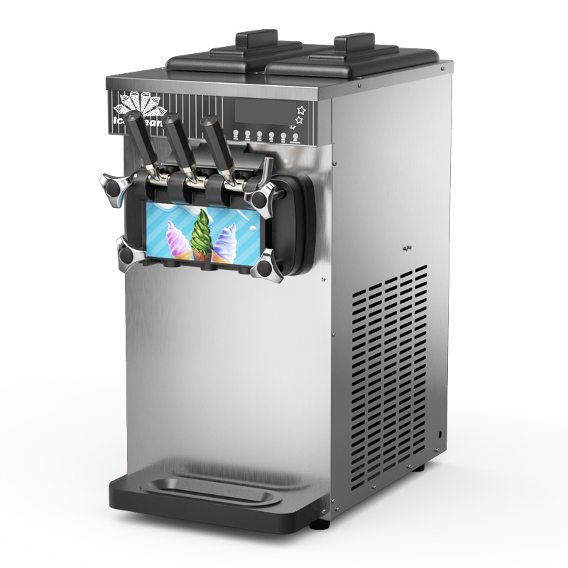 Ticari 3 Çeşitli Yumuşak Dondu - Commercial Ice Cream Machine Countertop incelemesi ve fiyatı