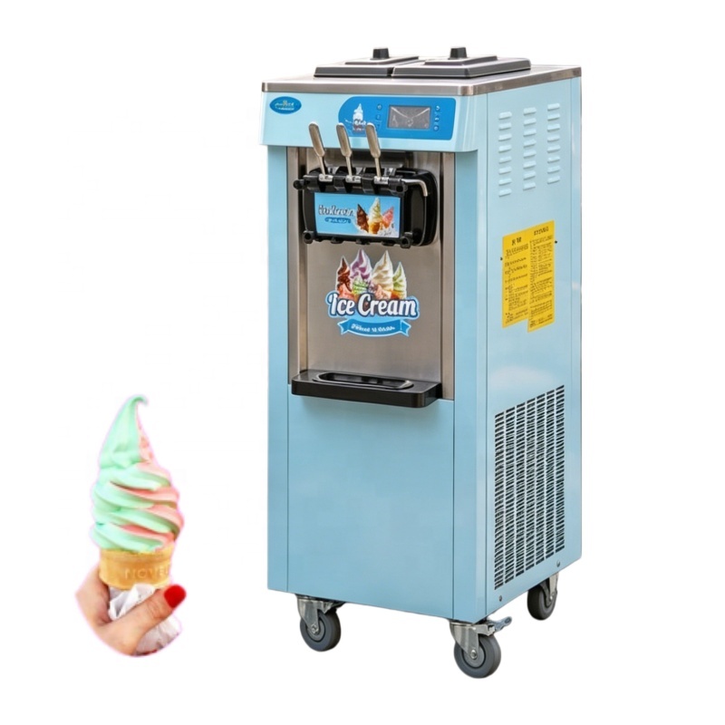 3 Çeşitli Yumuşak Dondurma Mak - Soft Serve Ice Cream Machine 3 Flavor incelemesi ve fiyatı