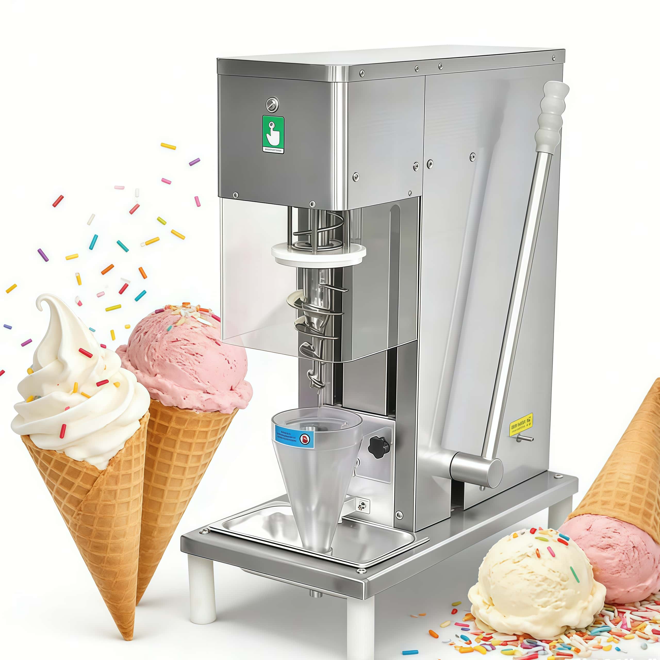 Yüksek Verimli 220V 110V 750W  - Frozen Yogurt Machine Commercial incelemesi ve fiyatı