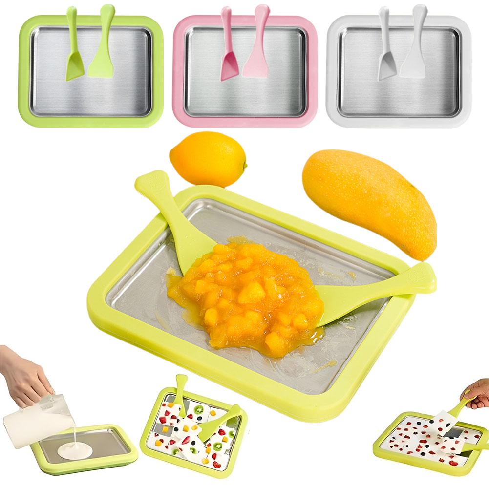 2 Kazıyıcılı Dondurma Rulo Yap - Rolled Ice Cream Machine Fried Plate incelemesi ve fiyatı