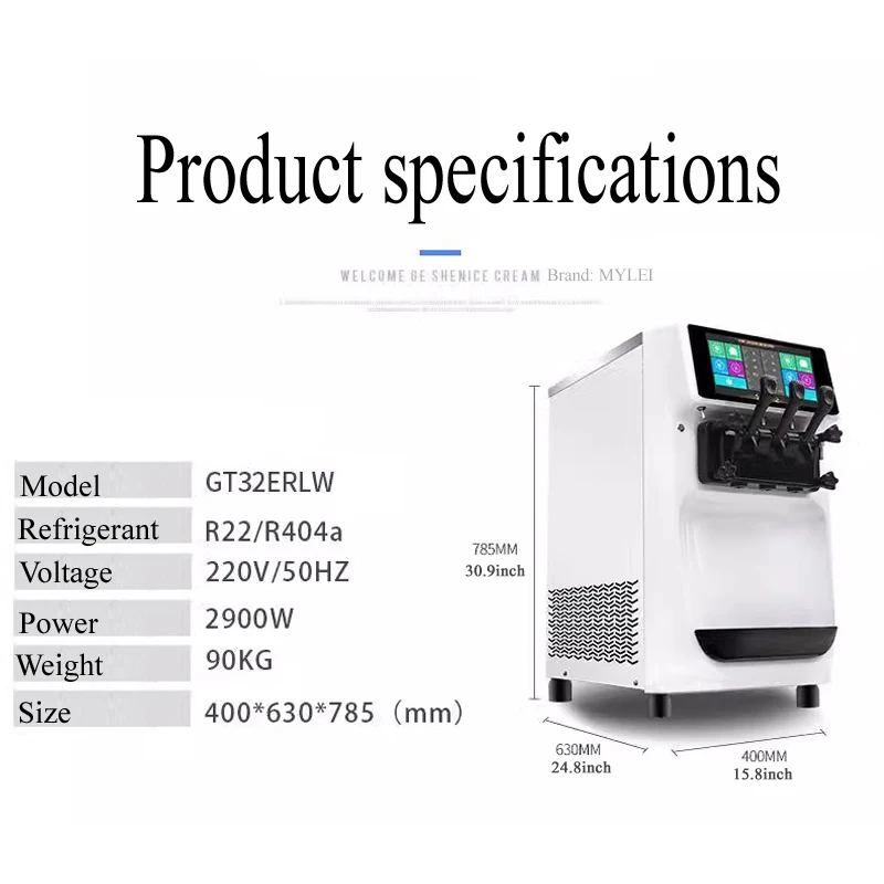 Ticari Dondurma Makinesi, 24-3 - Commercial Ice Cream Machine Countertop incelemesi ve fiyatı