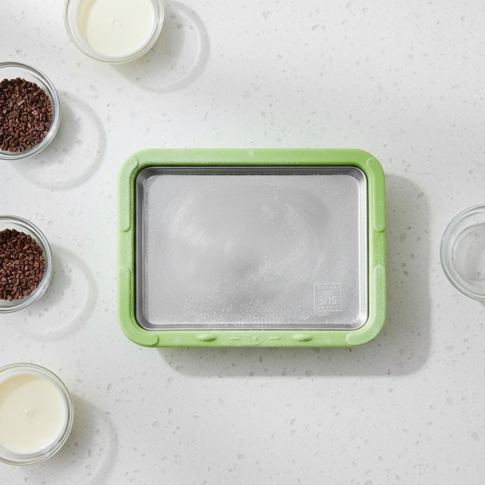 Rulo Dondurma Makinesi Ev Yapı - Rolled Ice Cream Machine Fried Plate incelemesi ve fiyatı