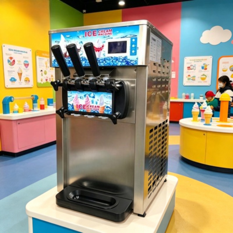 Ayaklı Dondurma Makinesi 5 Dağ - Soft Ice Cream Maker Machine Commercial incelemesi ve fiyatı