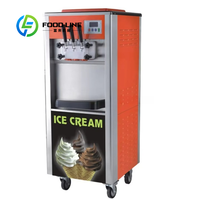 Özelleştirilmiş Ticari 3 Çeşit - Soft Serve Ice Cream Machine 3 Flavor incelemesi ve fiyatı
