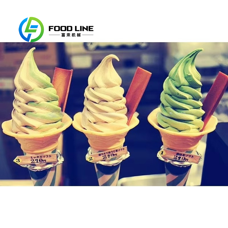 Özelleştirilmiş Ticari 3 Çeşit - Soft Serve Ice Cream Machine 3 Flavor incelemesi ve fiyatı