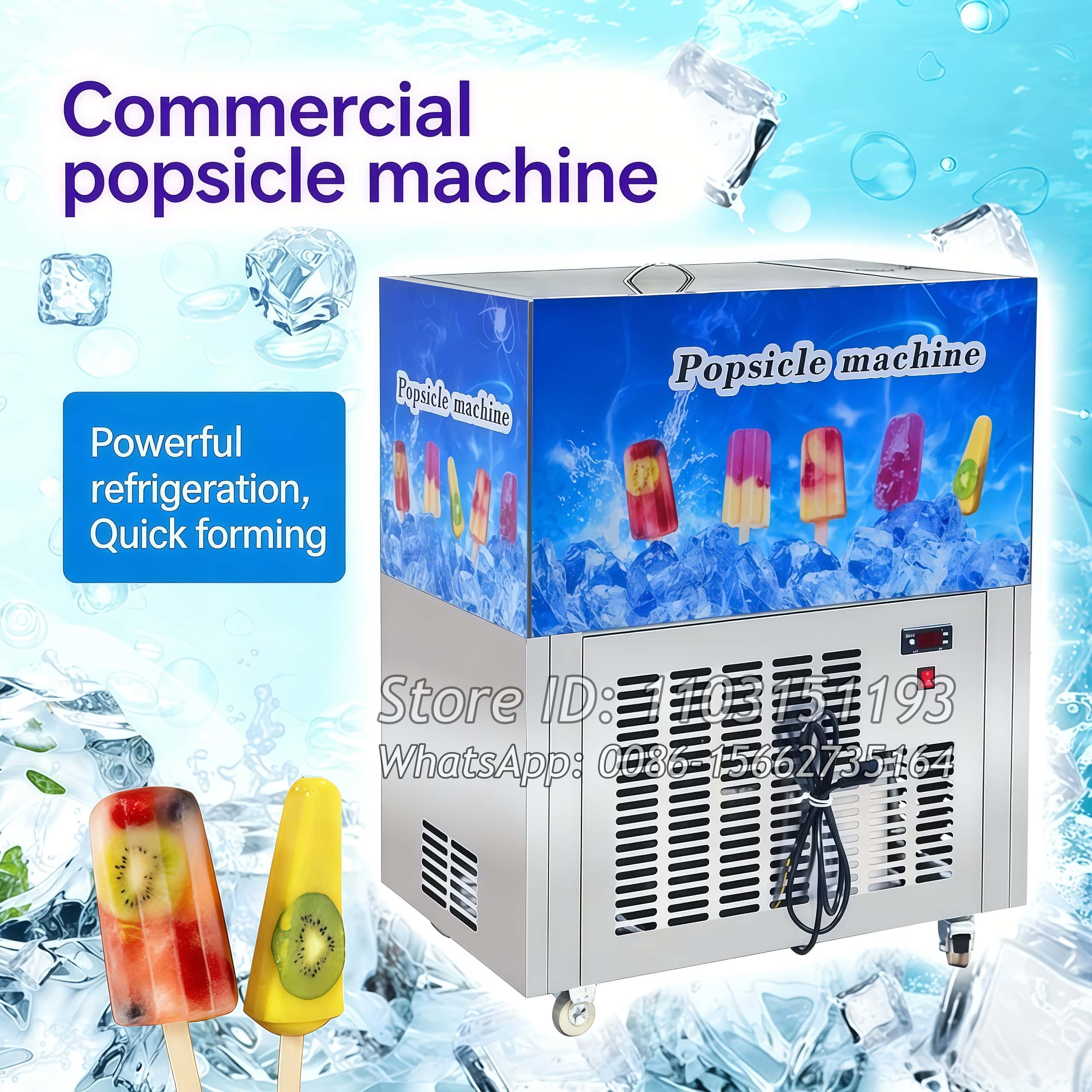 Ticari Çoklu Kalıplı Dondurma  - Commercial Popsicle Mold Maker Machine incelemesi ve fiyatı