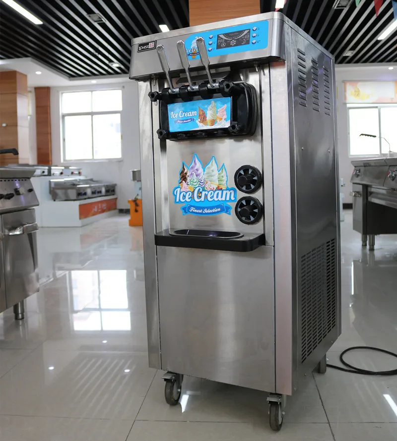 Ticari Kullanıma Uygun, 3 Fark - Soft Serve Ice Cream Machine 3 Flavor incelemesi ve fiyatı