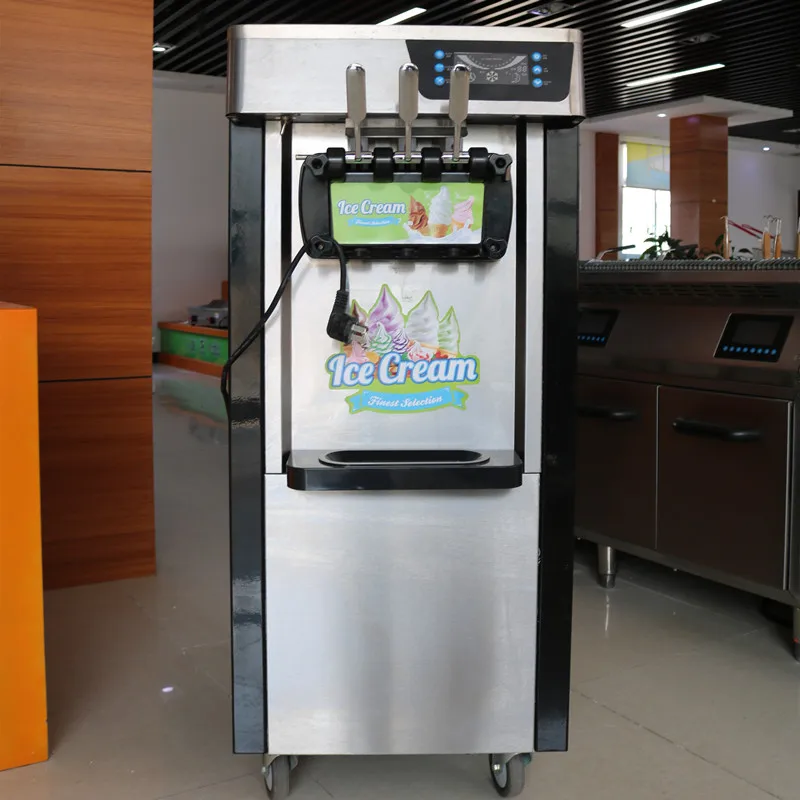 Ticari Kullanıma Uygun, 3 Fark - Soft Serve Ice Cream Machine 3 Flavor incelemesi ve fiyatı