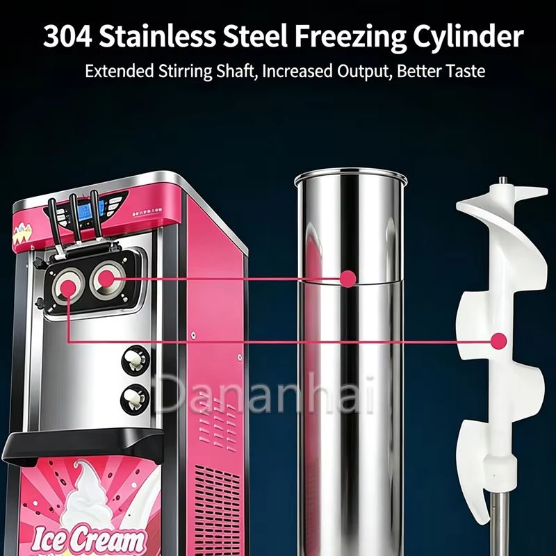 Tatlı Servis Makinesi, Paslanm - Frozen Yogurt Machine Commercial incelemesi ve fiyatı