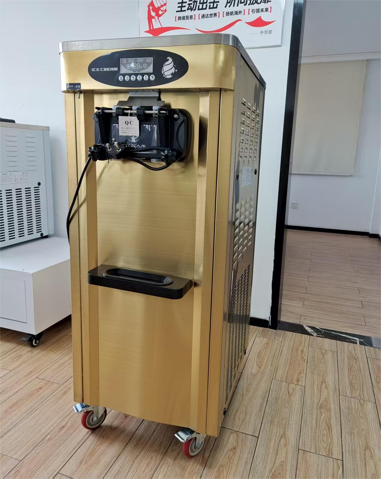 Yüksek Verimli 3 Çeşitli Ayakl - Commercial Gelato Maker Machine incelemesi ve fiyatı