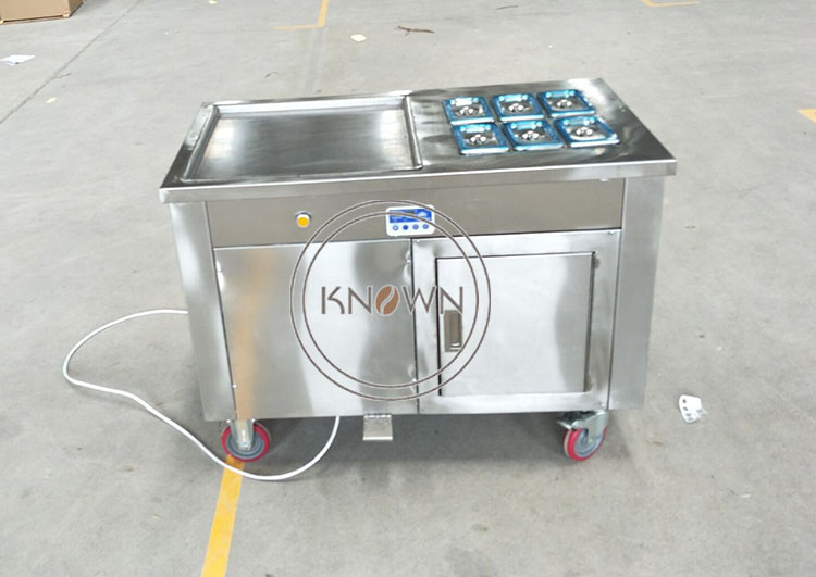 45cm Kare Düz Tava Meyveli Kız - Rolled Ice Cream Machine Fried Plate incelemesi ve fiyatı