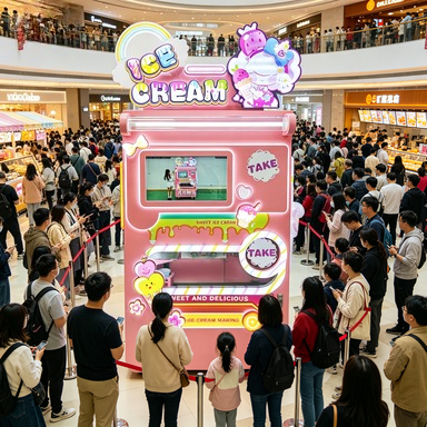 Dondurma Yapma Makinesi 20-28L - Soft Serve Ice Cream Machine 3 Flavor incelemesi ve fiyatı