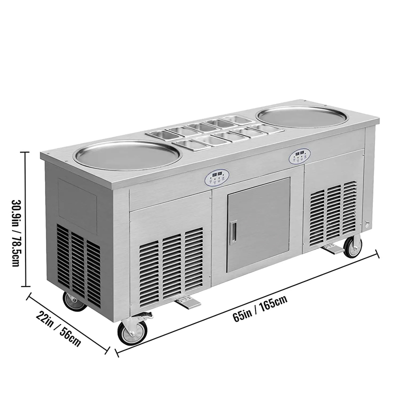 Ticari Tek Plakalı Derin Yağda - Rolled Ice Cream Machine Fried Plate incelemesi ve fiyatı