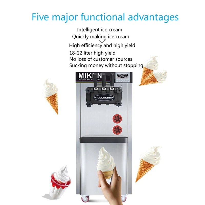 Ticari Tezgah Üstü Otomatik Yu - Commercial Ice Cream Machine Countertop incelemesi ve fiyatı