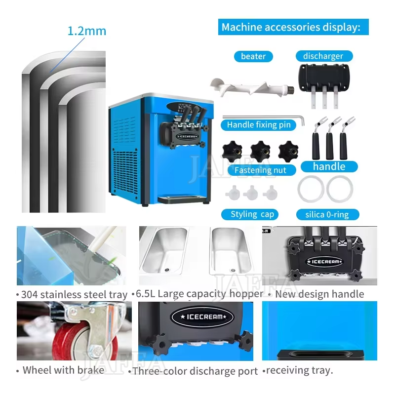 Ticari Tip, Tek Aromalı, Tezga - Commercial Ice Cream Machine Countertop incelemesi ve fiyatı