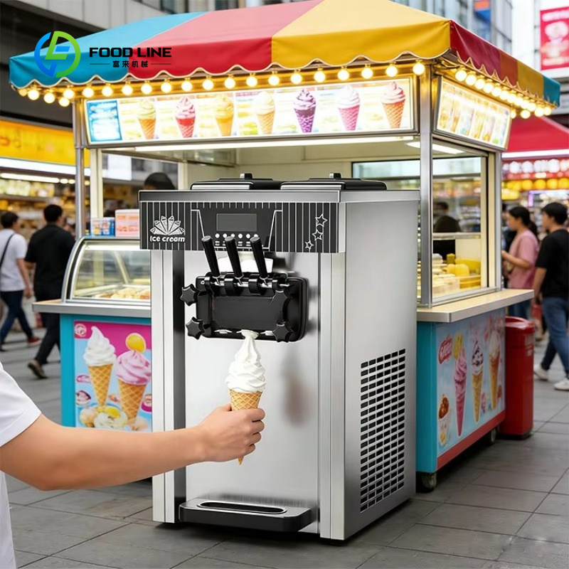 Özelleştirilmiş Yumuşak Dondur - Soft Ice Cream Maker Machine Commercial incelemesi ve fiyatı