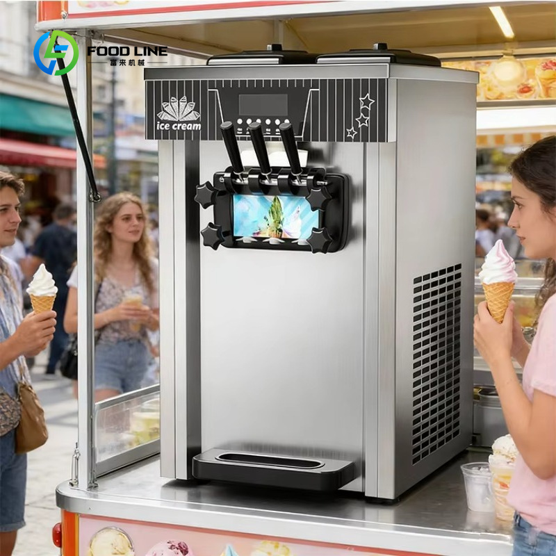 Özelleştirilmiş Yumuşak Dondur - Soft Ice Cream Maker Machine Commercial incelemesi ve fiyatı