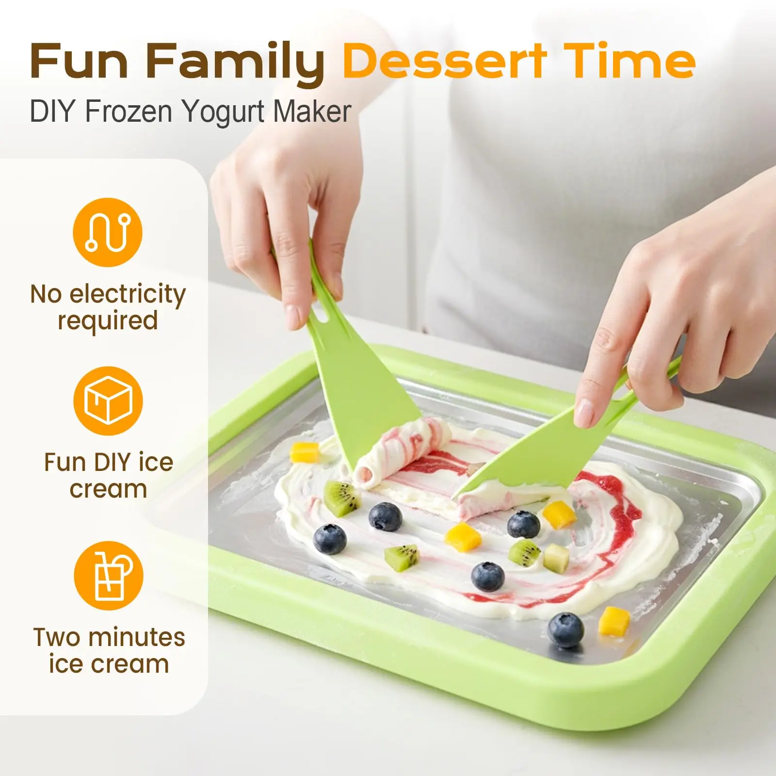 Çok Fonksiyonlu Rulo Dondurma  - Frozen Yogurt Machine Commercial incelemesi ve fiyatı