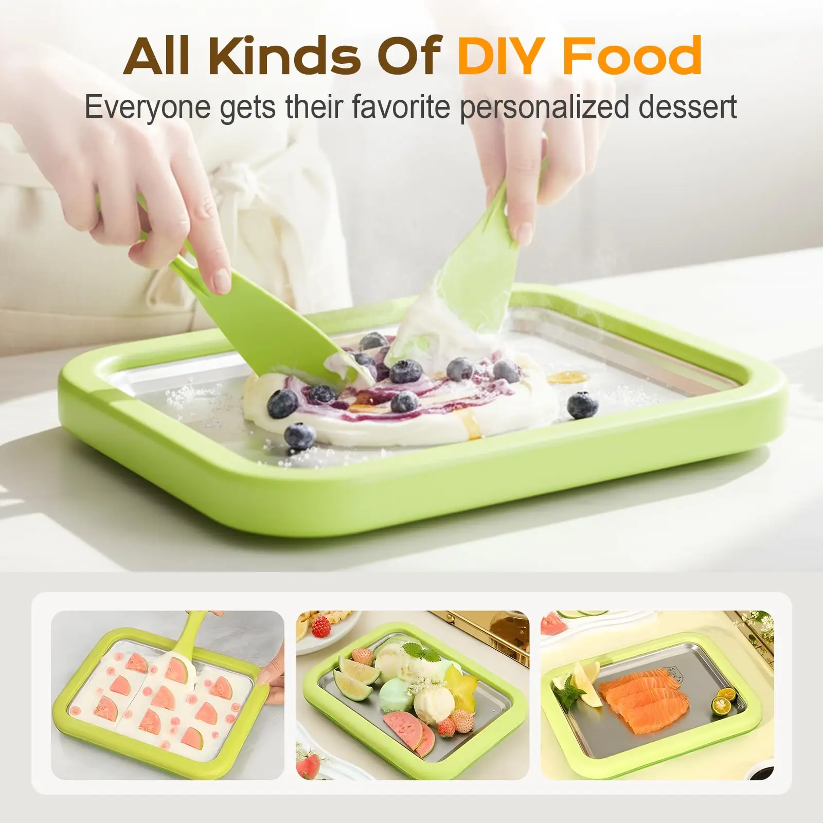 Çok Fonksiyonlu Rulo Dondurma  - Frozen Yogurt Machine Commercial incelemesi ve fiyatı