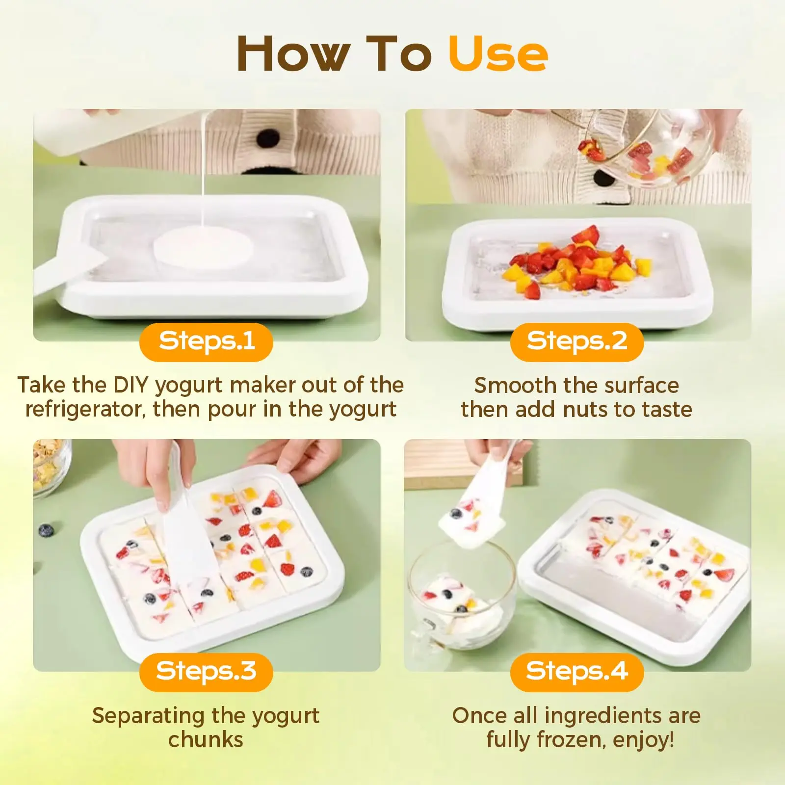 Çok Fonksiyonlu Rulo Dondurma  - Frozen Yogurt Machine Commercial incelemesi ve fiyatı