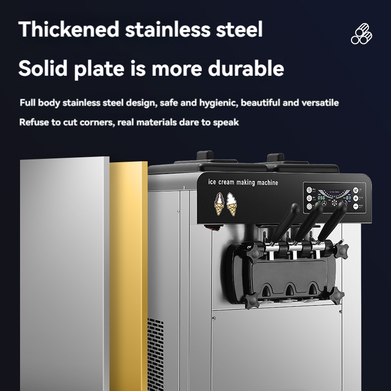 Tam Otomatik Sundae Külahı Yum - Commercial Ice Cream Machine Countertop incelemesi ve fiyatı