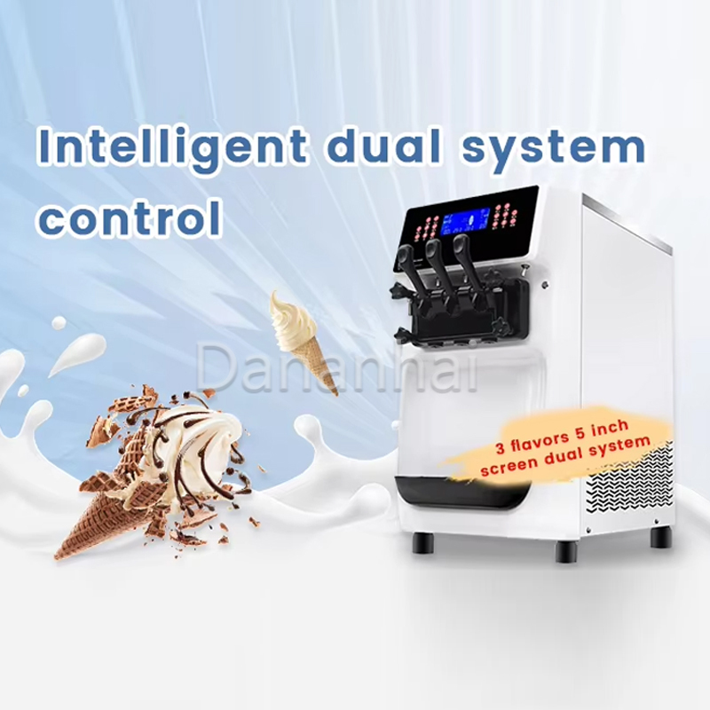 Tezgah Üstü 3 Çeşitli Yumuşak  - Commercial Ice Cream Machine Countertop incelemesi ve fiyatı