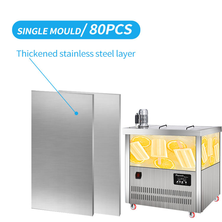 Yeni Ticari Çift Kalıplı Dondu - Commercial Popsicle Mold Maker Machine incelemesi ve fiyatı