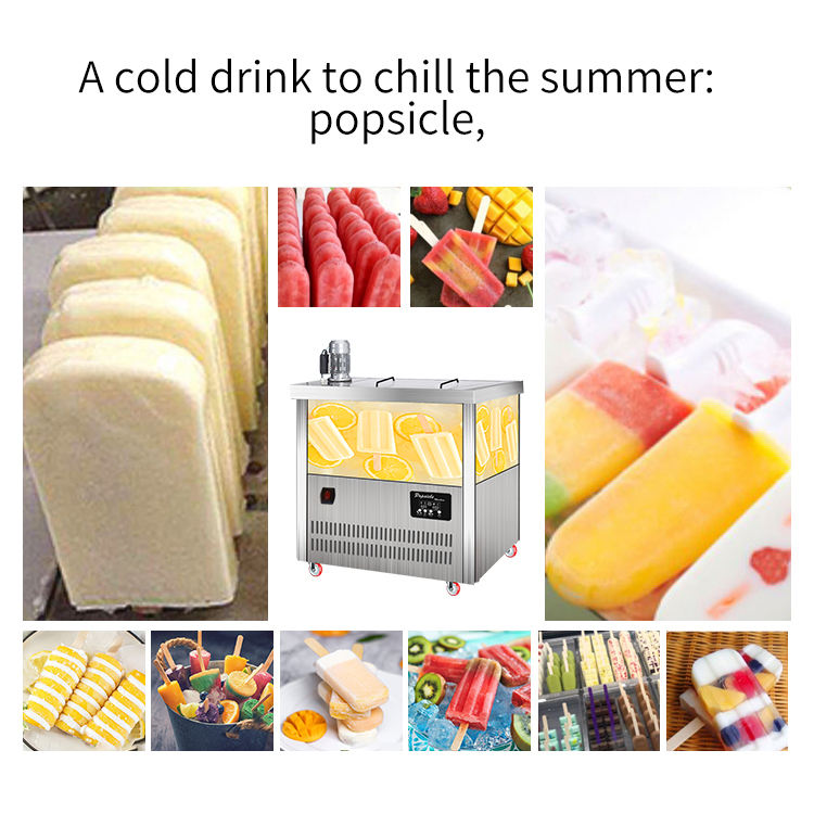 Yeni Ticari Çift Kalıplı Dondu - Commercial Popsicle Mold Maker Machine incelemesi ve fiyatı