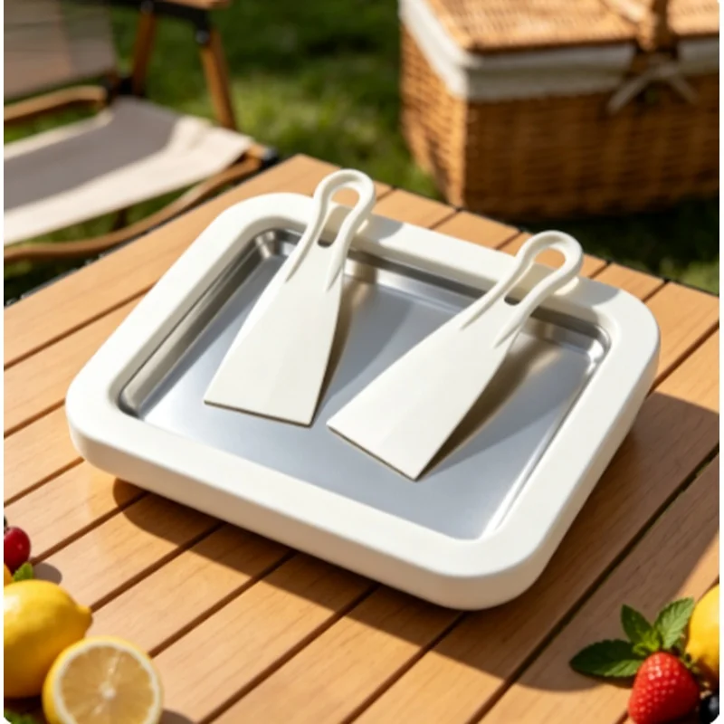 Anında Hazırlanan Dondurulmuş  - Rolled Ice Cream Machine Fried Plate incelemesi ve fiyatı