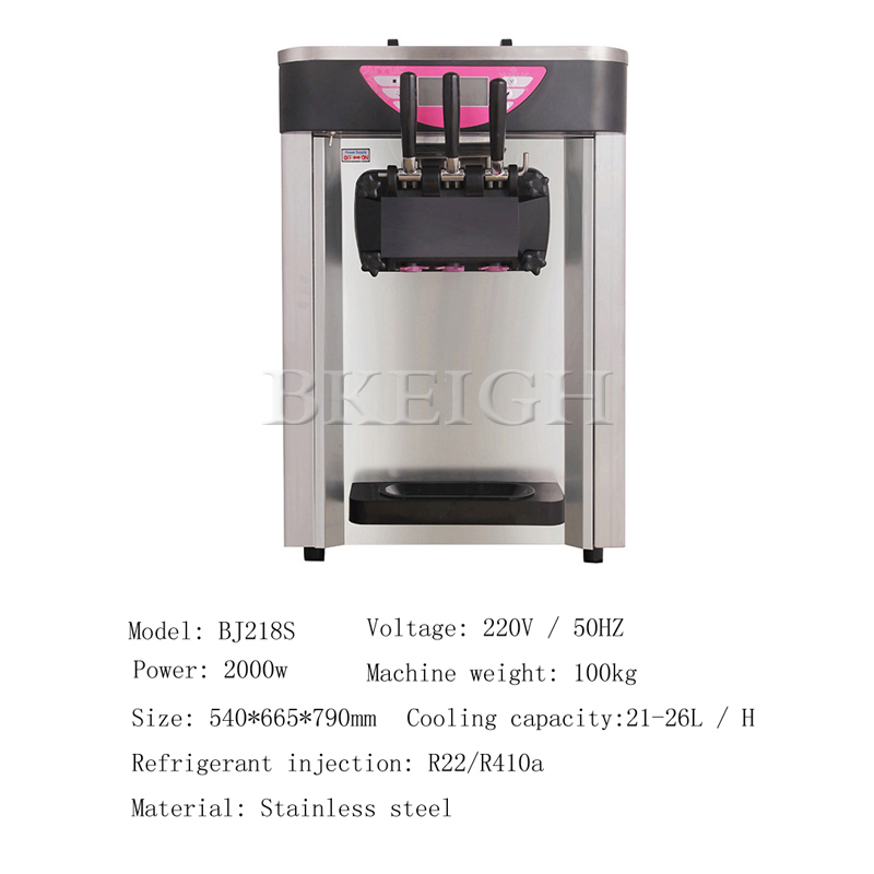 Ticari Üçlü Aromalı Yumuşak Do - Commercial Ice Cream Machine Countertop incelemesi ve fiyatı