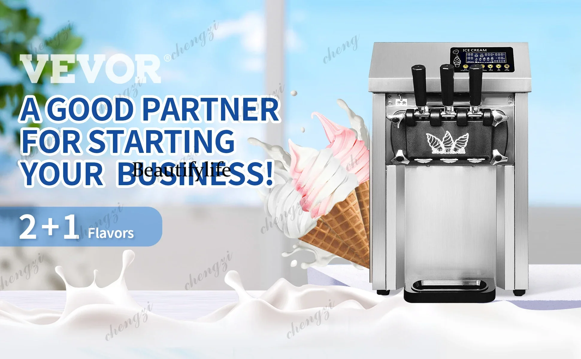 A55 Ön Soğutmalı Ticari Dondur - Soft Ice Cream Maker Machine Commercial incelemesi ve fiyatı