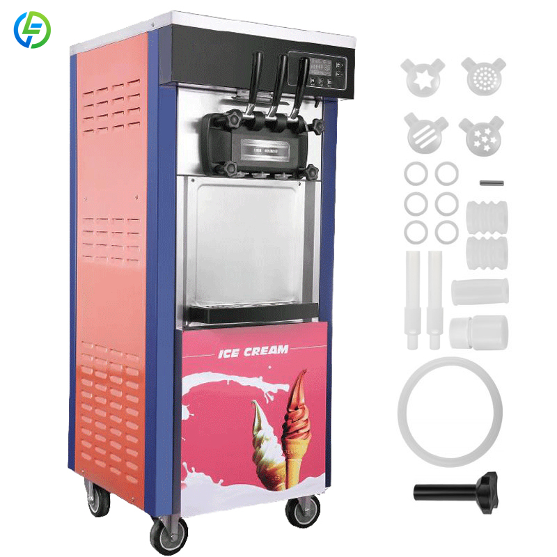 Özelleştirilmiş Dondurma Yapma - Soft Serve Ice Cream Machine 3 Flavor incelemesi ve fiyatı